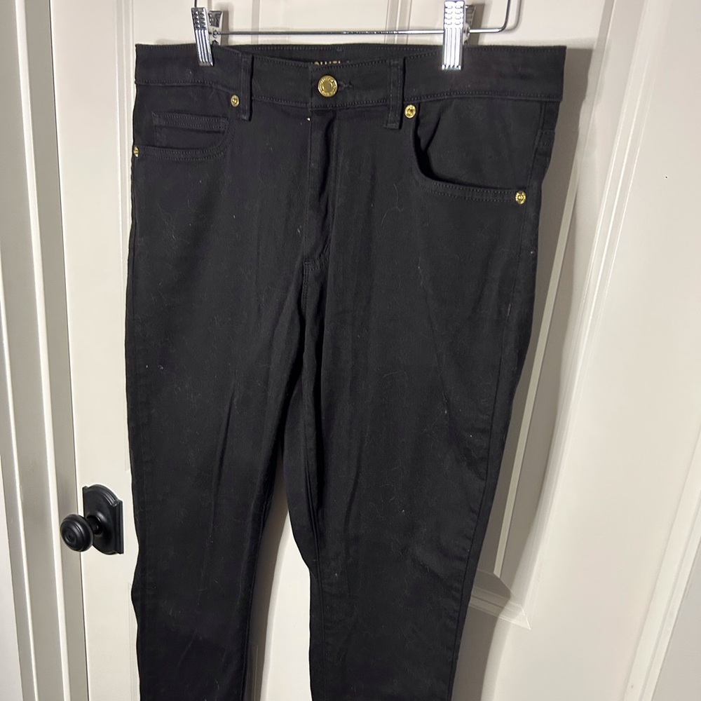 Michael Kors Black Pants with Gold Details